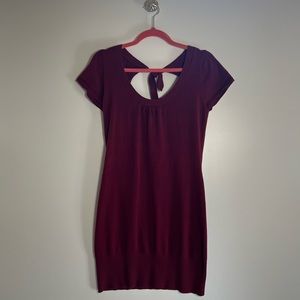 WINDSOR WOMEN’S MINI DRESS BURGUNDY